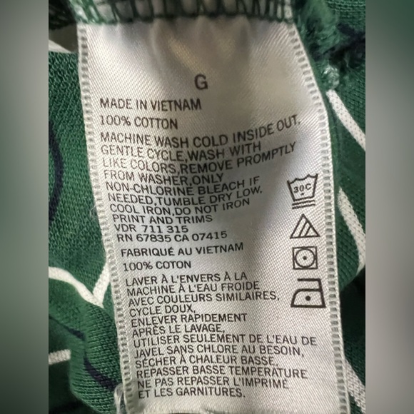 NAUTICA GREEN WHITE BLACK SIZE LARGE GOLF SHIRT - Picture 5 of 6